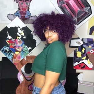 Forest green cropped collar shirt